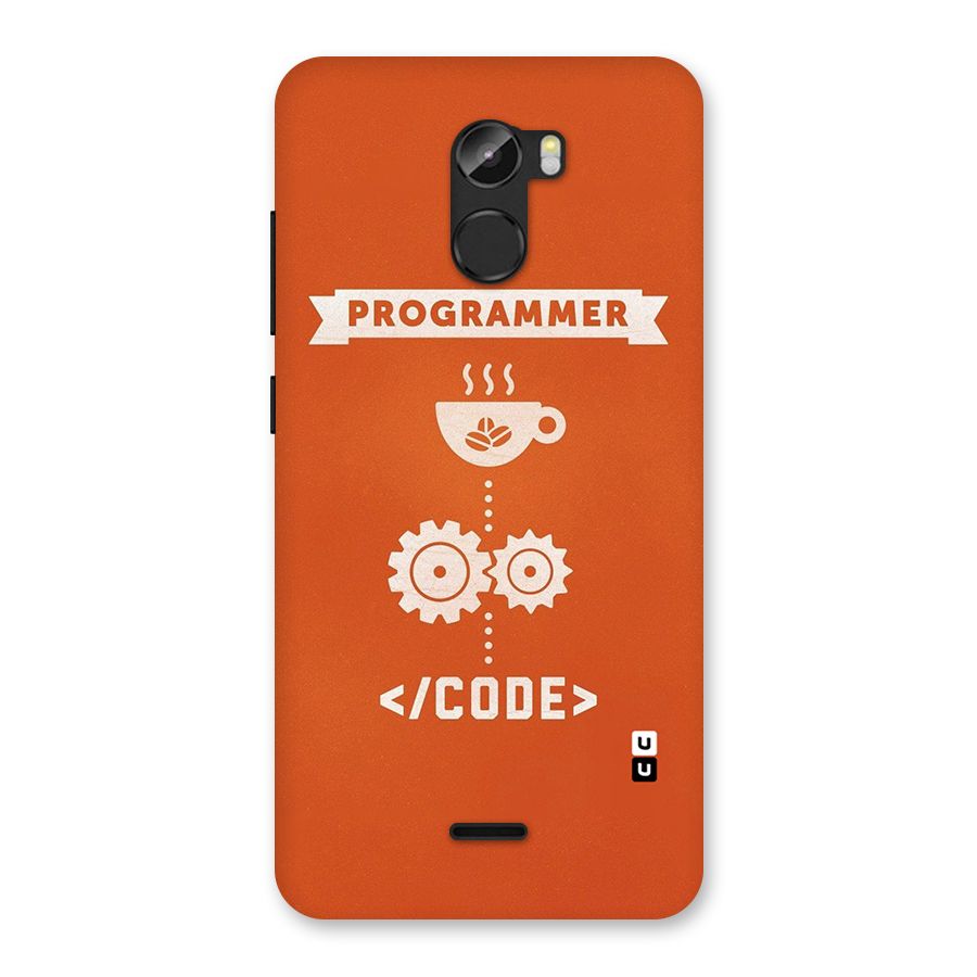 Programmer Coffee Code Back Case for Gionee X1