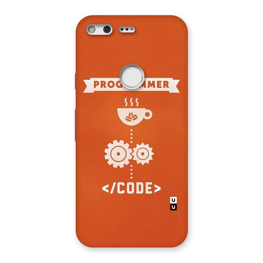Programmer Coffee Code Back Case for Google Pixel