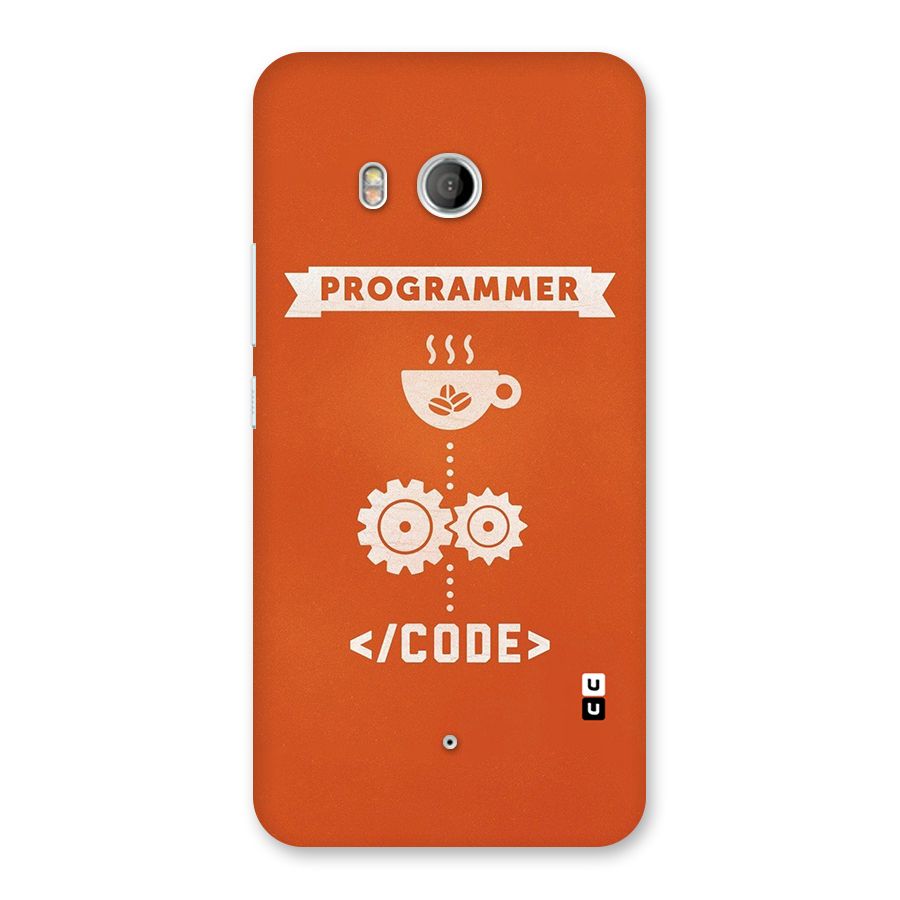 Programmer Coffee Code Back Case for HTC U11