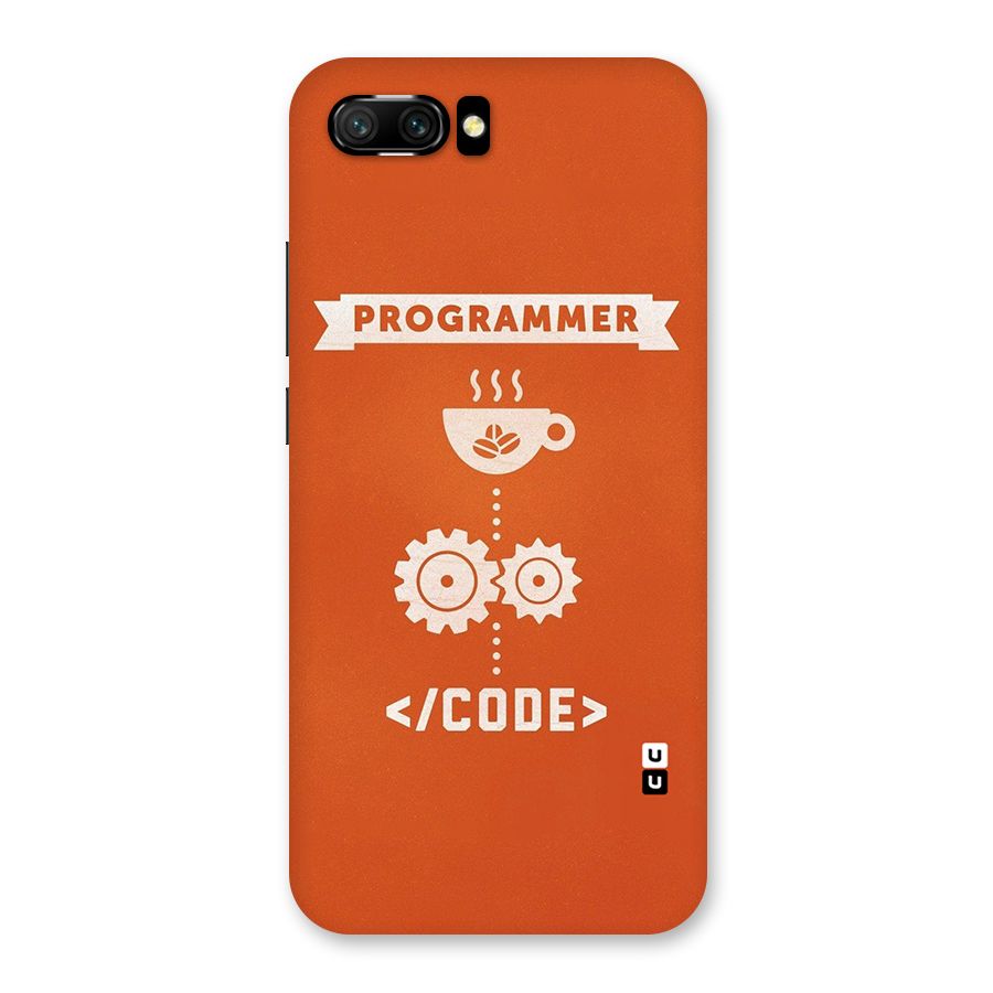 Programmer Coffee Code Back Case for Honor 10