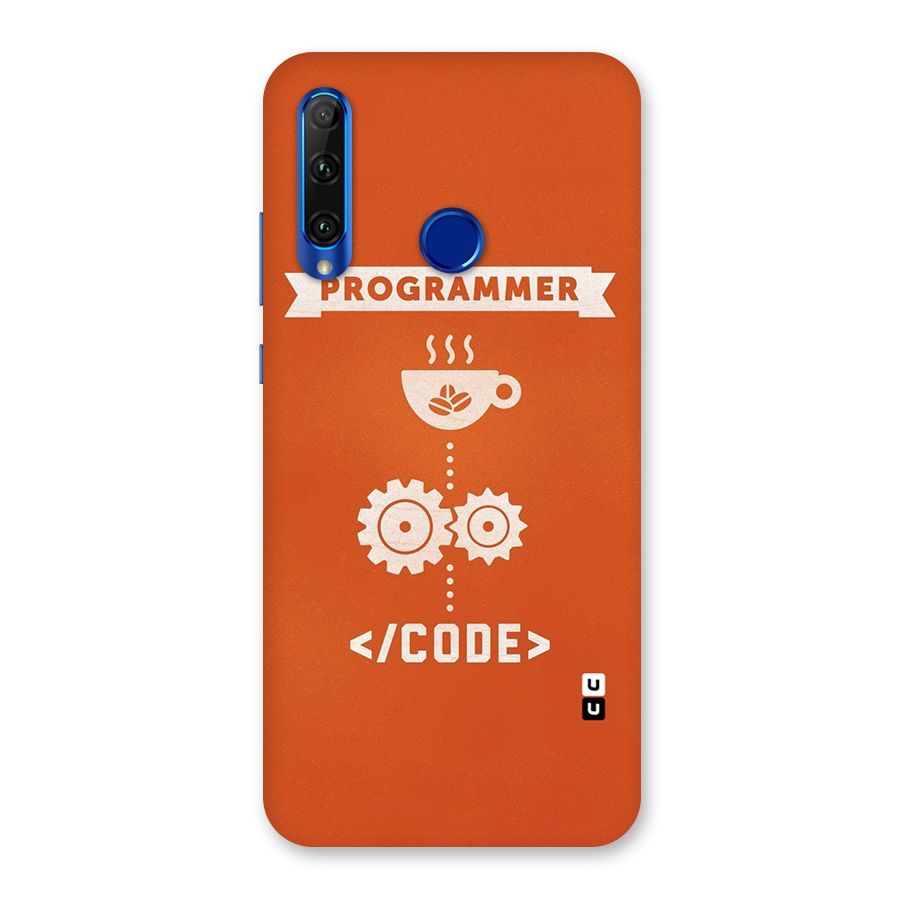 Programmer Coffee Code Back Case for Honor 20i