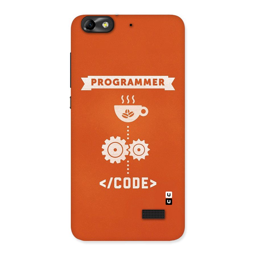 Programmer Coffee Code Back Case for Honor 4C
