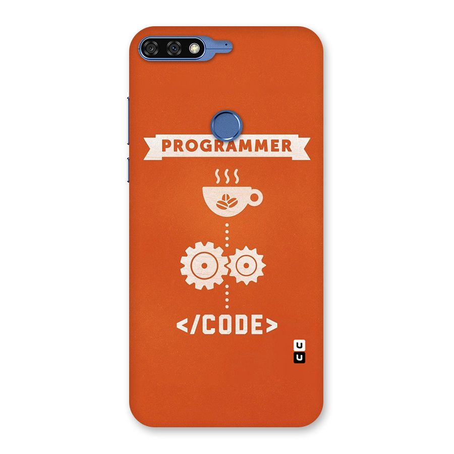 Programmer Coffee Code Back Case for Honor 7C