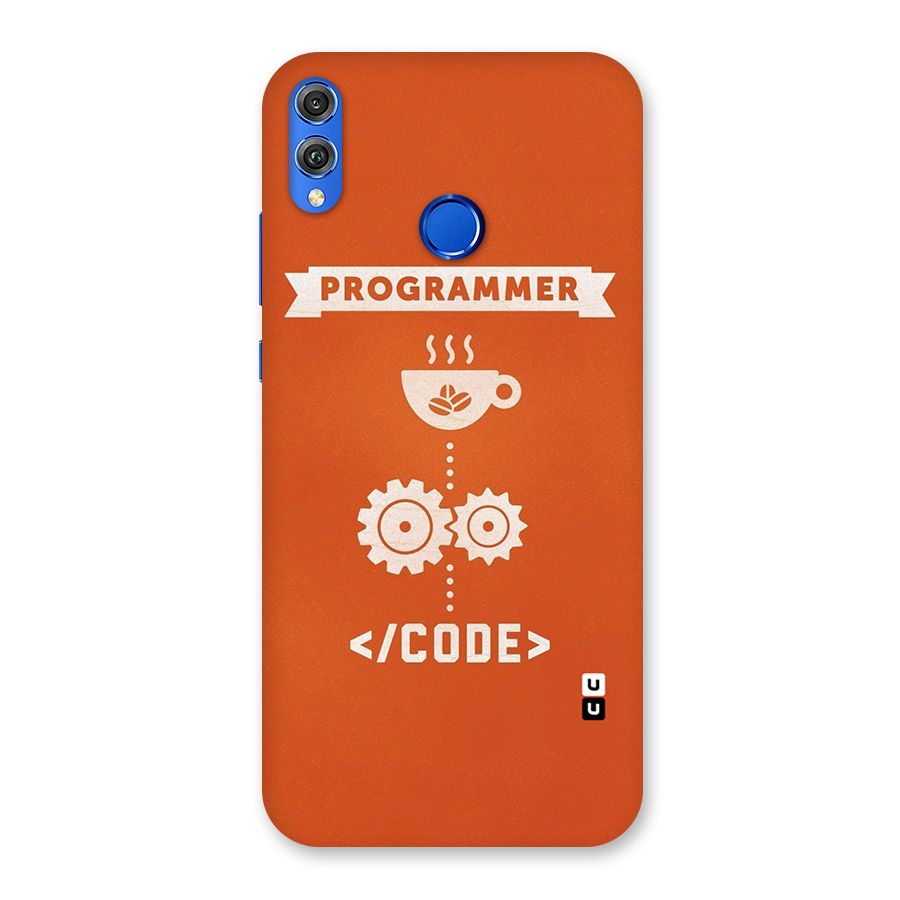 Programmer Coffee Code Back Case for Honor 8X