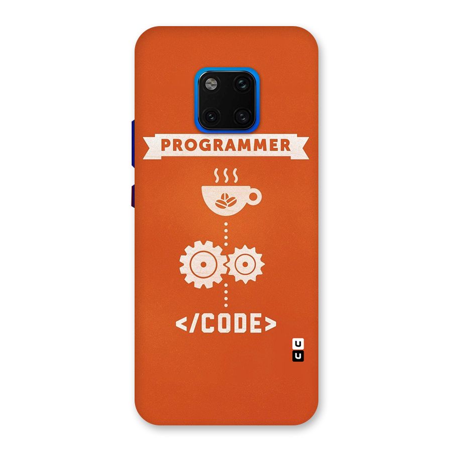 Programmer Coffee Code Back Case for Huawei Mate 20 Pro
