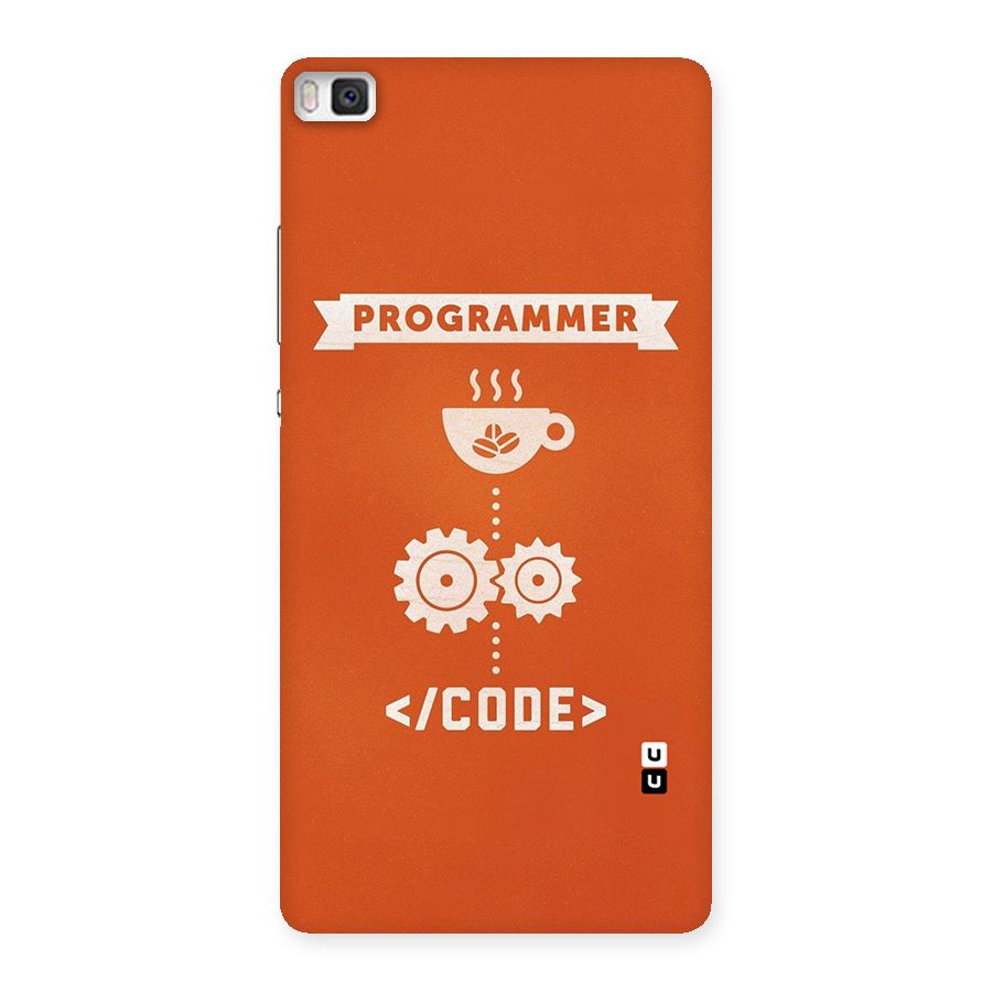 Programmer Coffee Code Back Case for Huawei P8