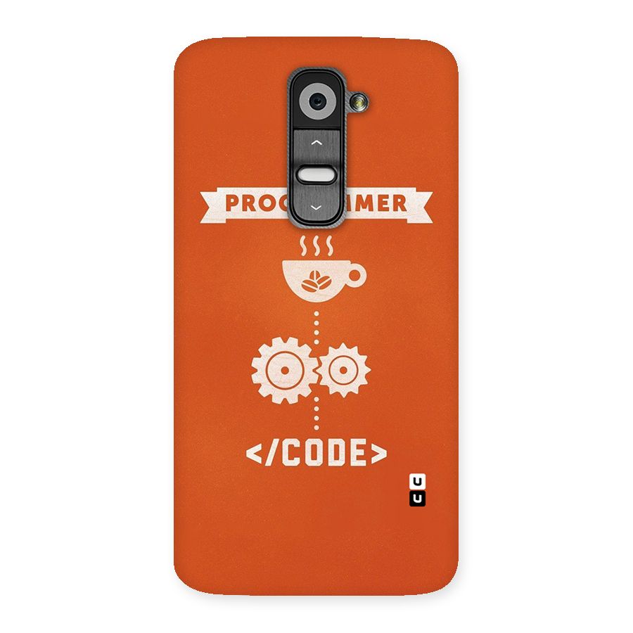 Programmer Coffee Code Back Case for LG G2