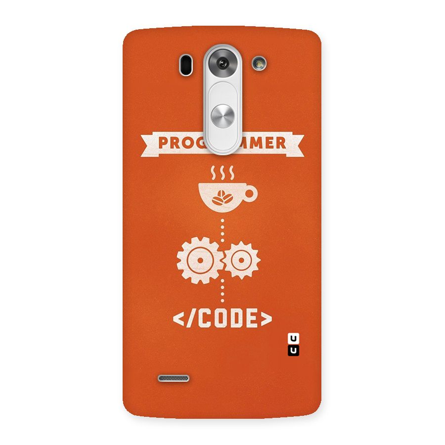 Programmer Coffee Code Back Case for LG G3 Mini