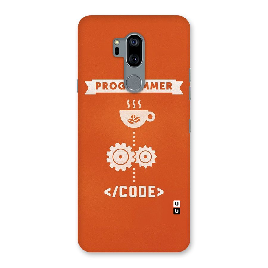 Programmer Coffee Code Back Case for LG G7