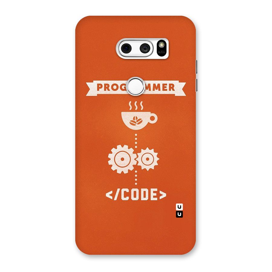 Programmer Coffee Code Back Case for LG V30