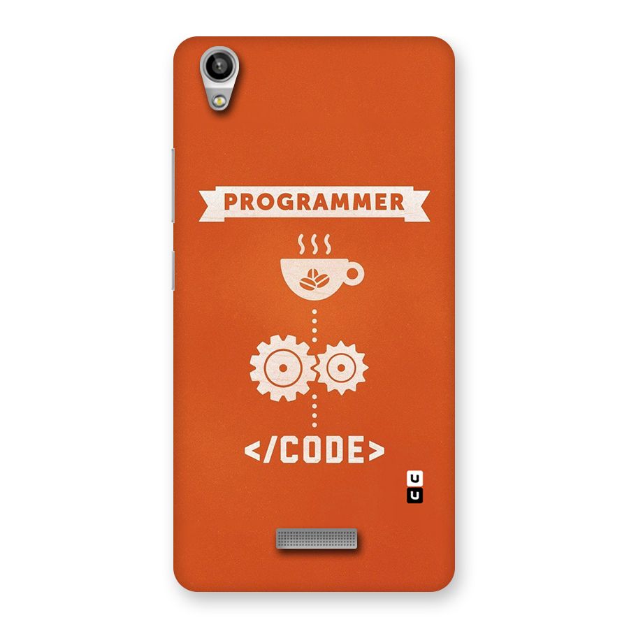 Programmer Coffee Code Back Case for Lava-Pixel-V1