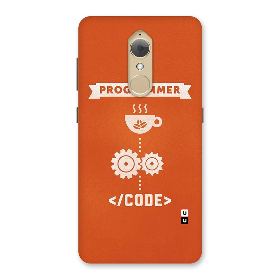 Programmer Coffee Code Back Case for Lenovo K8