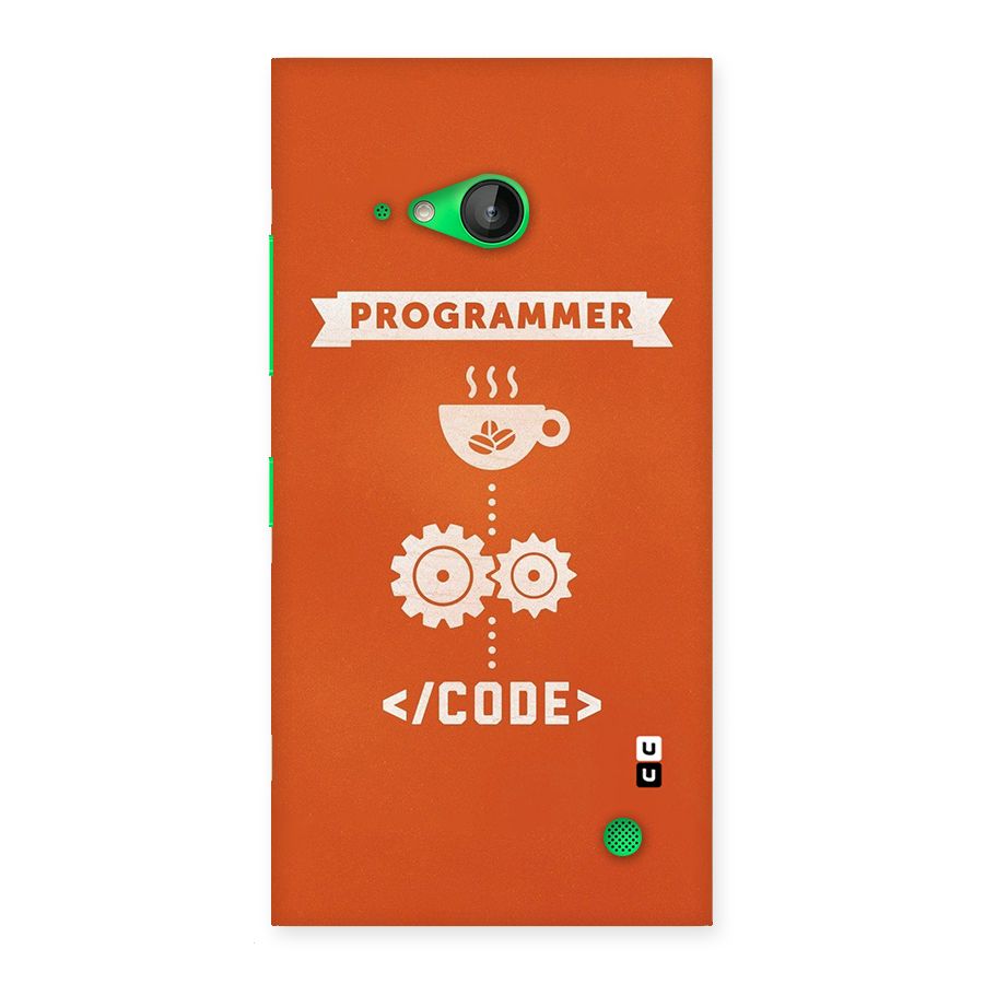Programmer Coffee Code Back Case for Lumia 730