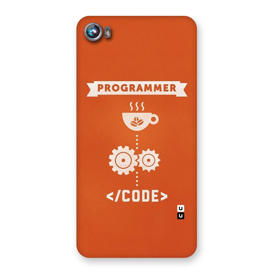 Programmer Coffee Code Back Case for Micromax Canvas Fire 4 A107
