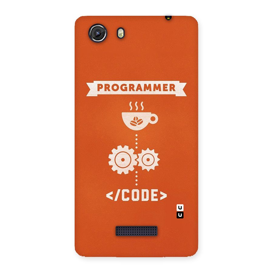 Programmer Coffee Code Back Case for Micromax Unite 3
