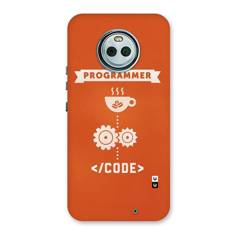 Programmer Coffee Code Back Case for Moto X4