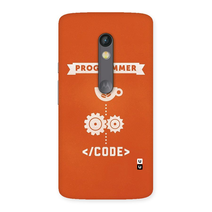 Programmer Coffee Code Back Case for Moto X Play