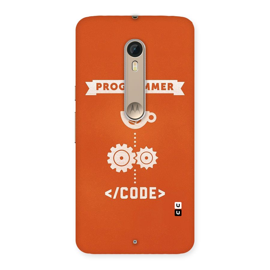 Programmer Coffee Code Back Case for Motorola Moto X Style