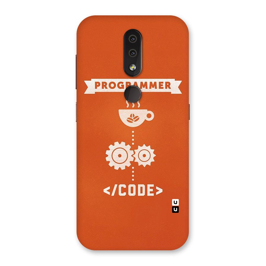 Programmer Coffee Code Back Case for Nokia 4.2