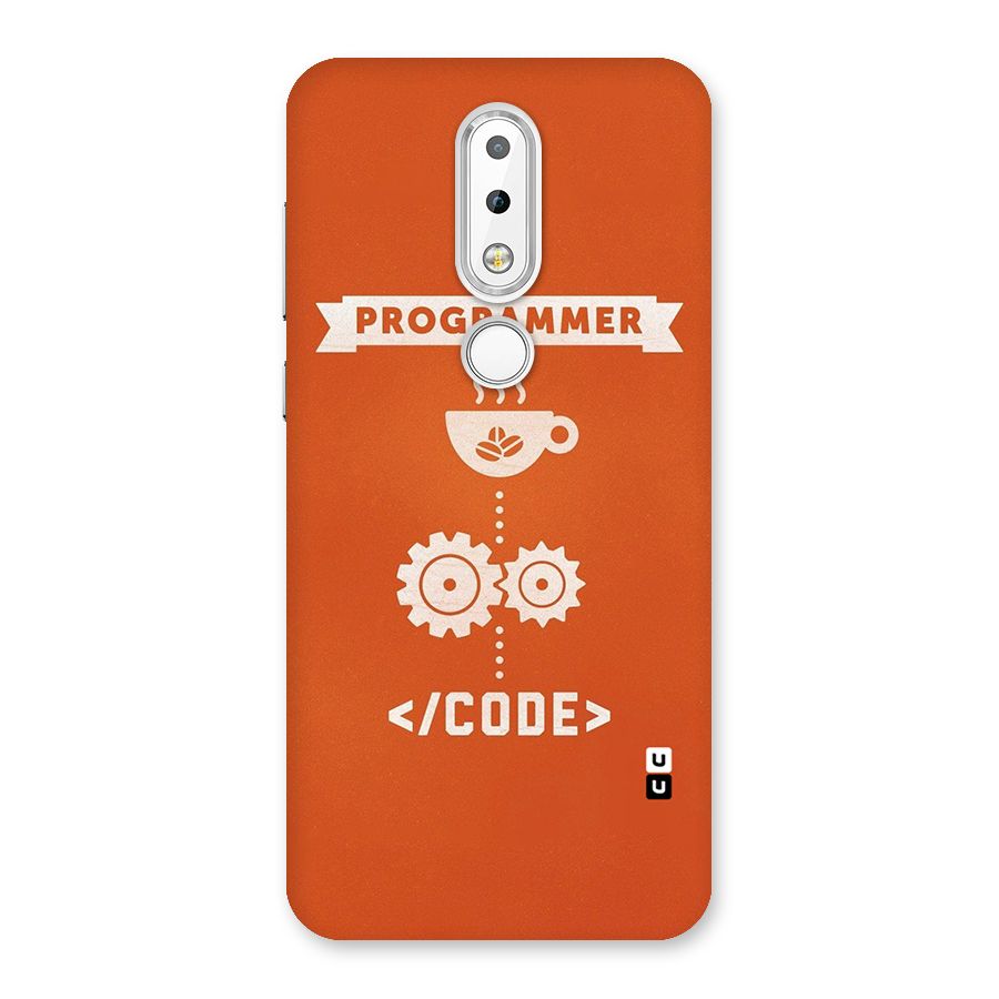 Programmer Coffee Code Back Case for Nokia 6.1 Plus