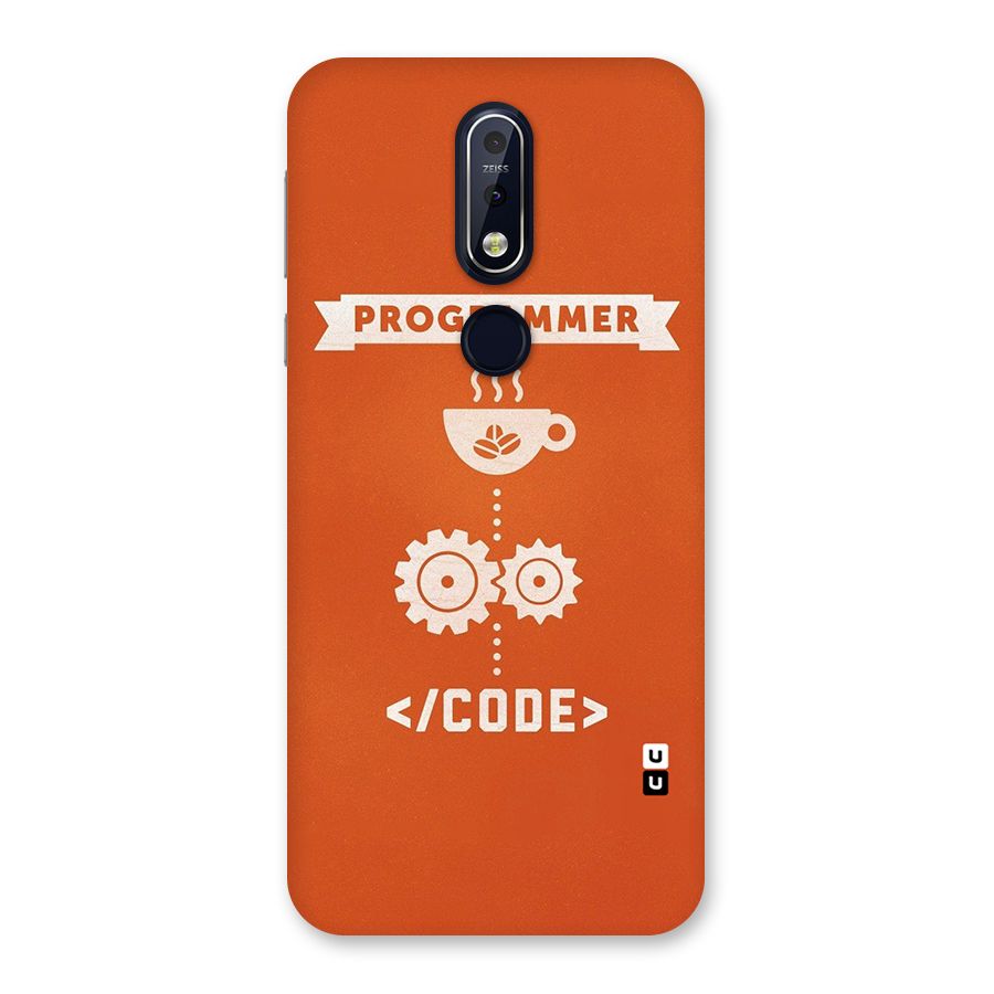 Programmer Coffee Code Back Case for Nokia 7.1