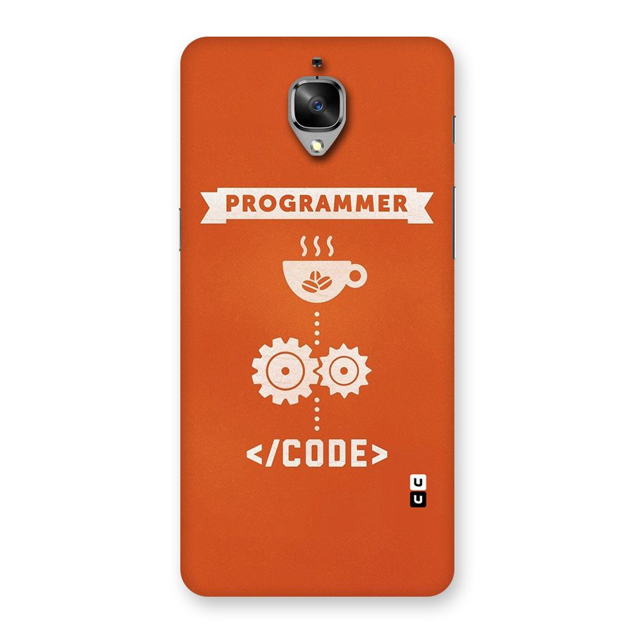 Programmer Coffee Code Back Case for OnePlus 3