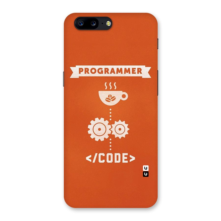 Programmer Coffee Code Back Case for OnePlus 5