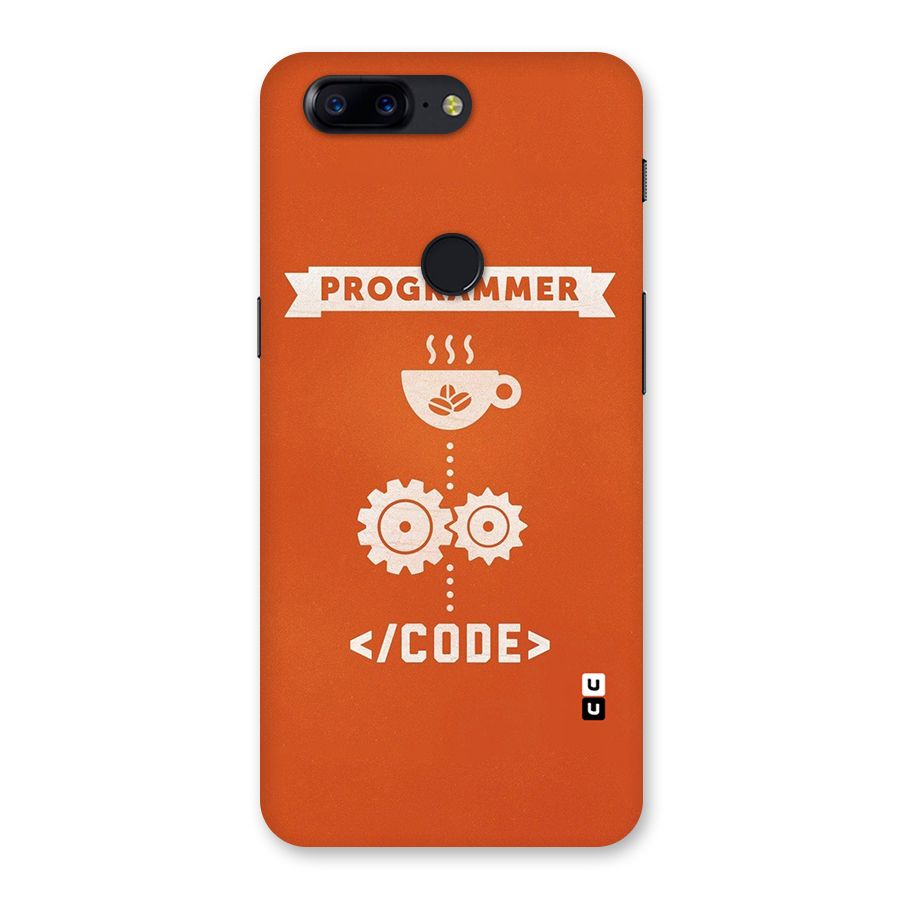 Programmer Coffee Code Back Case for OnePlus 5T