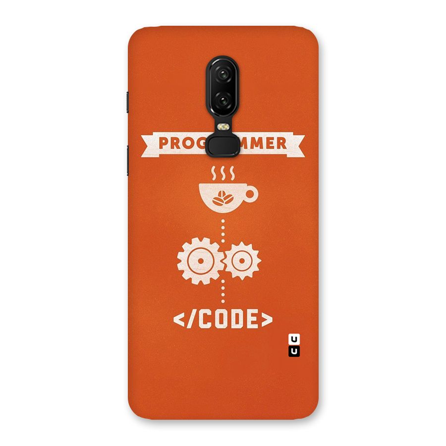Programmer Coffee Code Back Case for OnePlus 6