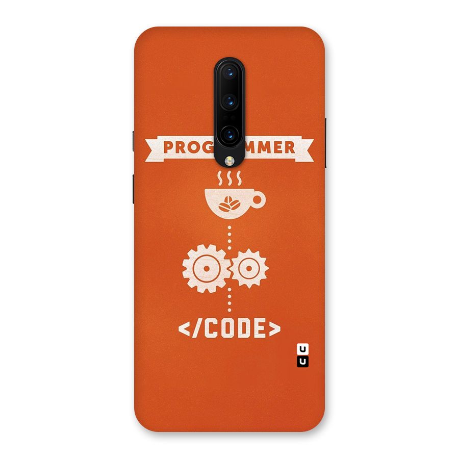 Programmer Coffee Code Back Case for OnePlus 7 Pro