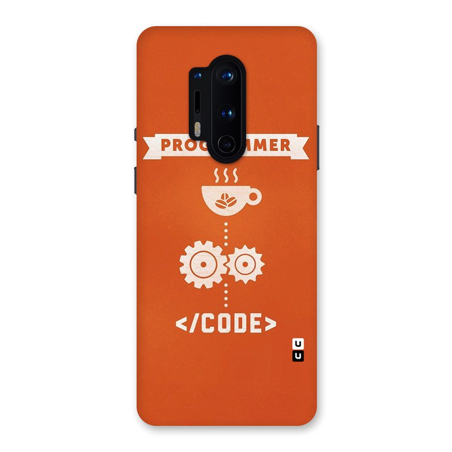 Programmer Coffee Code Back Case for OnePlus 8 Pro