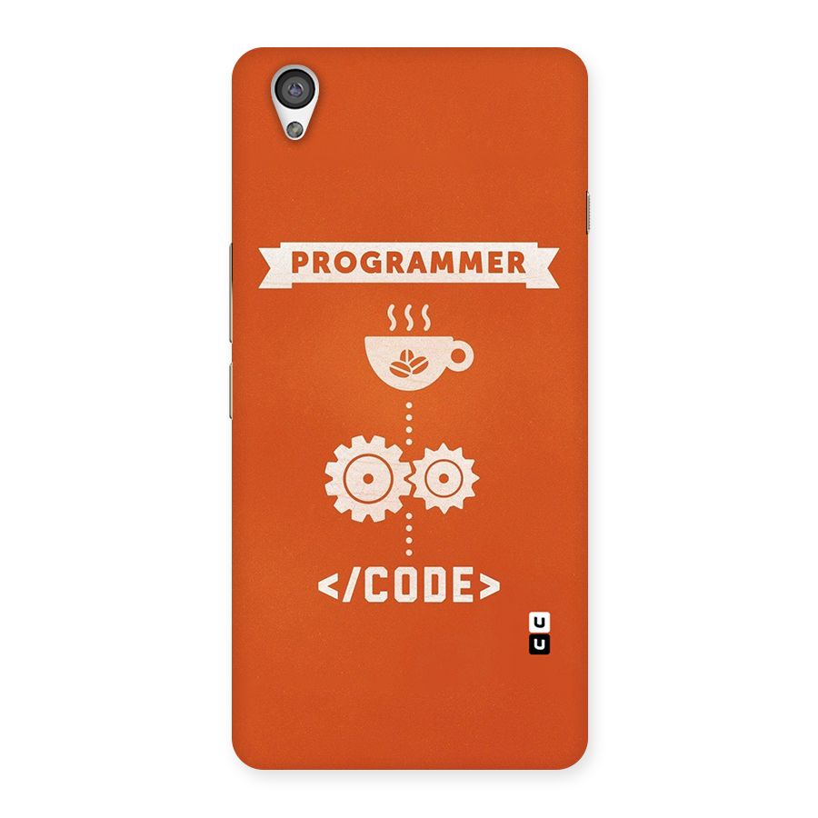 Programmer Coffee Code Back Case for OnePlus X