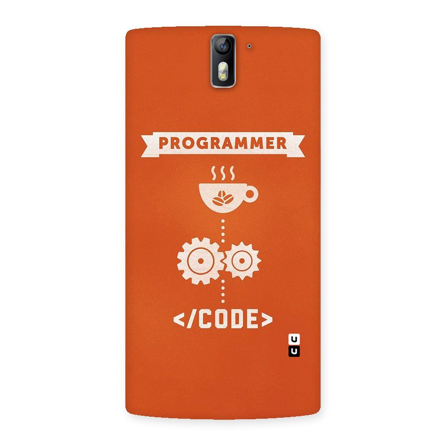 Programmer Coffee Code Back Case for One Plus One