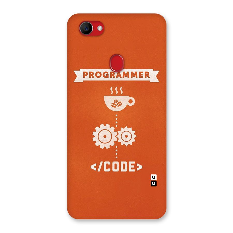 Programmer Coffee Code Back Case for Oppo F7