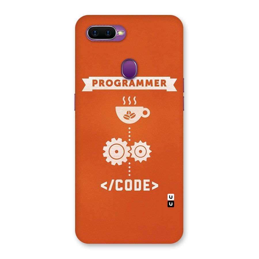Programmer Coffee Code Back Case for Oppo F9