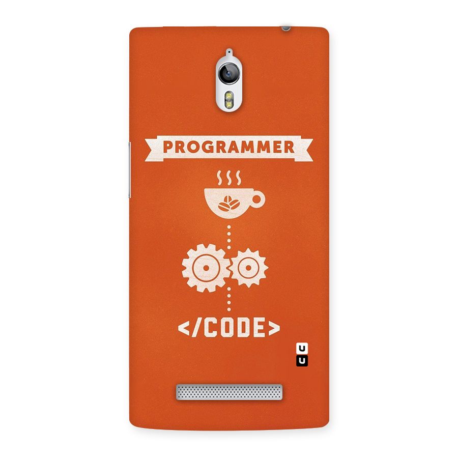 Programmer Coffee Code Back Case for Oppo Find 7