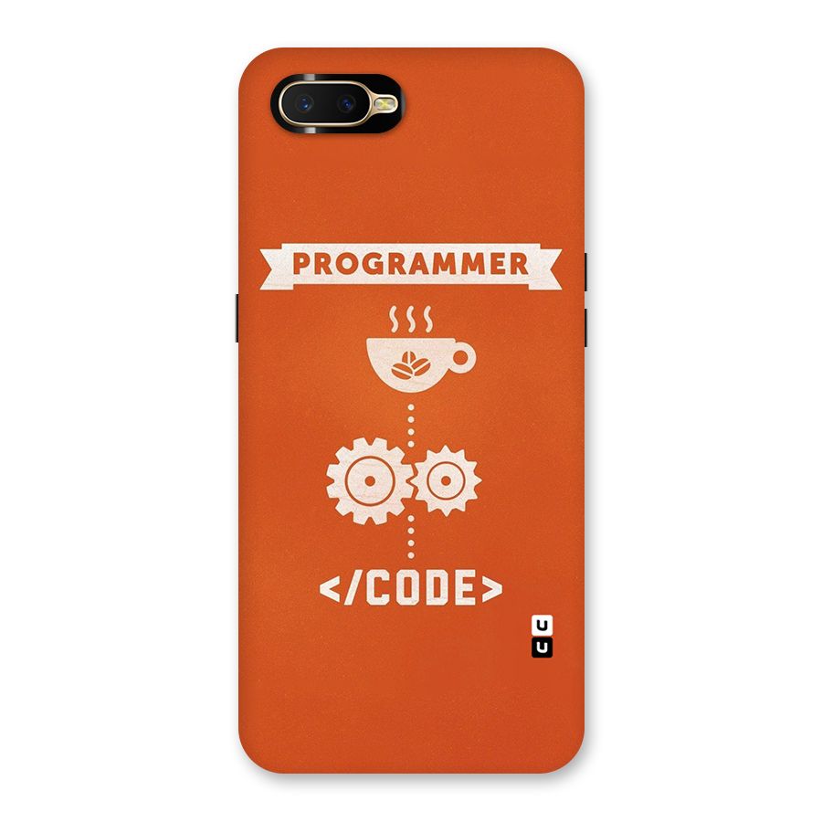 Programmer Coffee Code Back Case for Oppo K1
