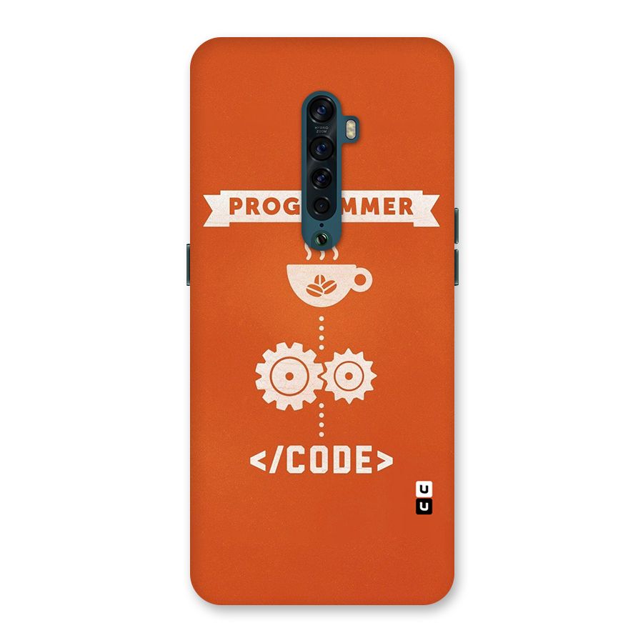 Programmer Coffee Code Back Case for Oppo Reno2
