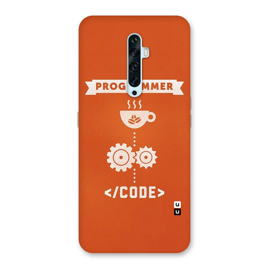 Programmer Coffee Code Back Case for Oppo Reno2 Z