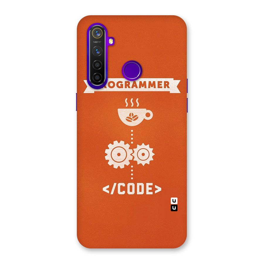 Programmer Coffee Code Back Case for Realme 5 Pro