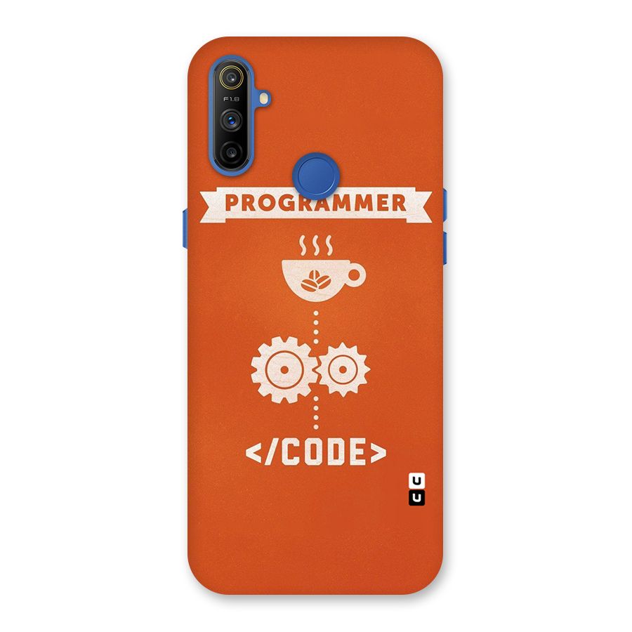 Programmer Coffee Code Back Case for Realme Narzo 10A