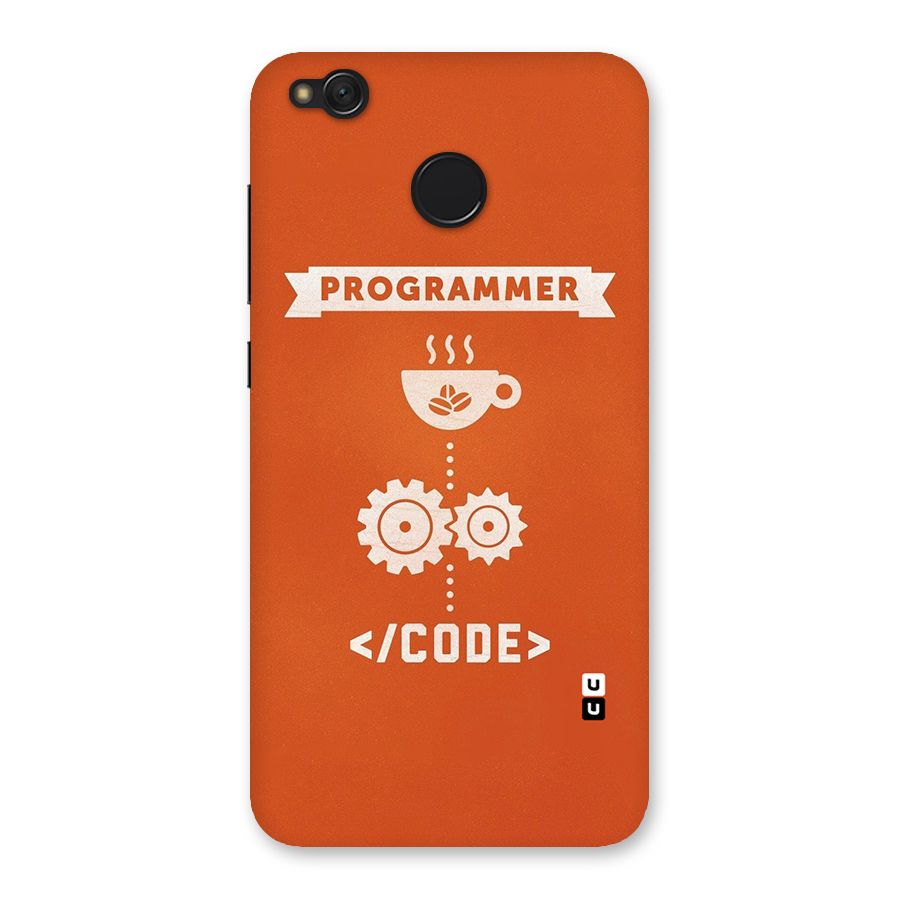 Programmer Coffee Code Back Case for Redmi 4