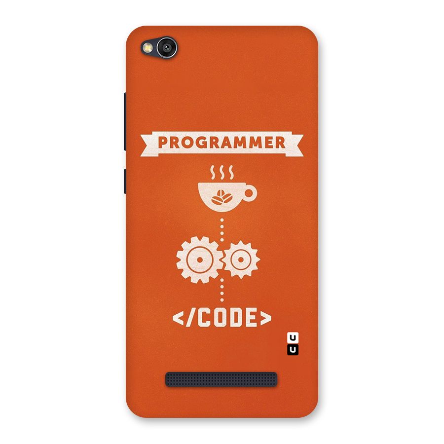 Programmer Coffee Code Back Case for Redmi 4A