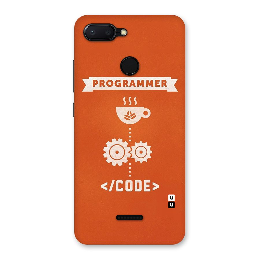 Programmer Coffee Code Back Case for Redmi 6