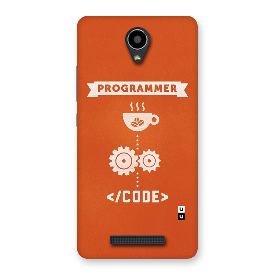 Programmer Coffee Code Back Case for Redmi Note 2