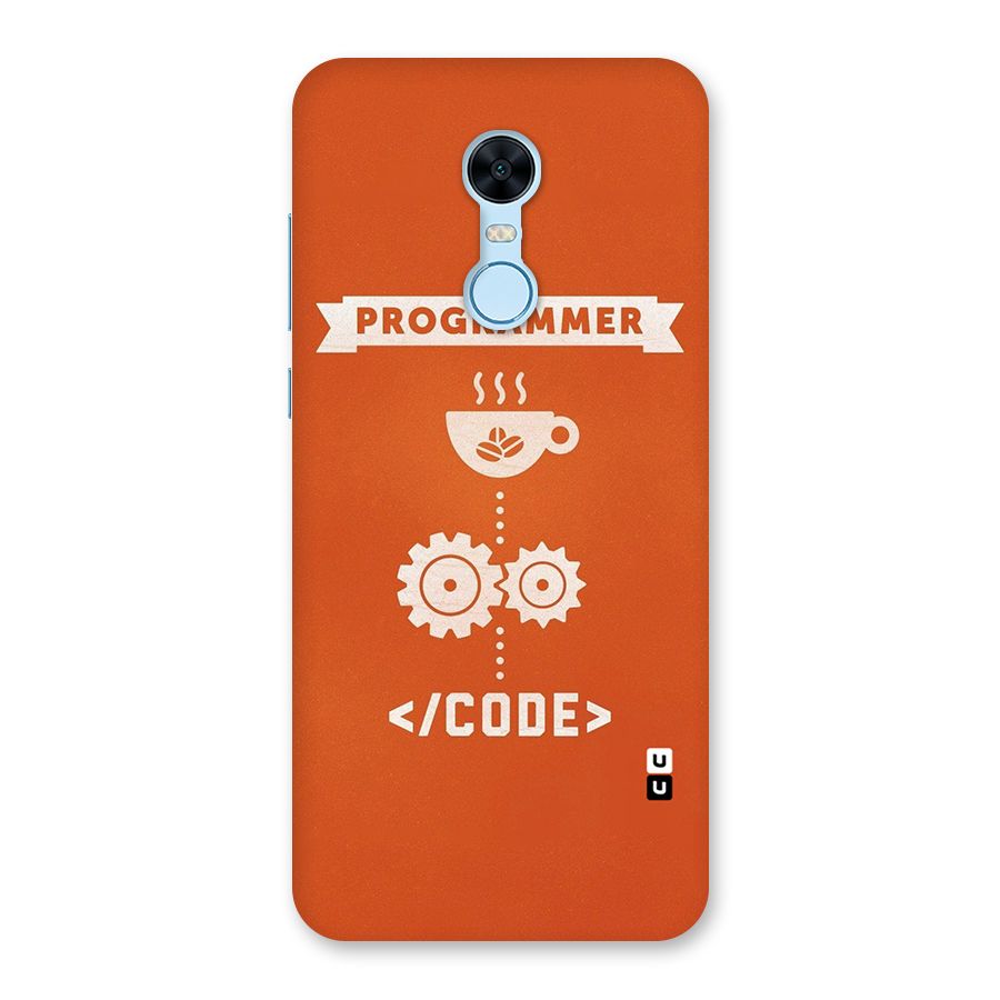 Programmer Coffee Code Back Case for Redmi Note 5