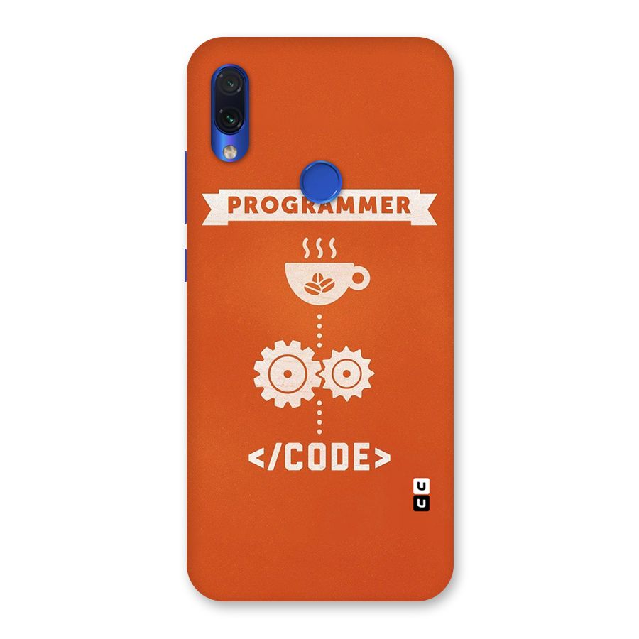 Programmer Coffee Code Back Case for Redmi Note 7