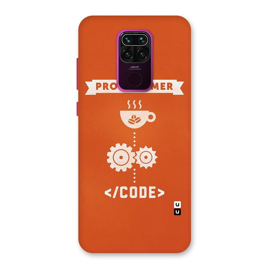 Programmer Coffee Code Back Case for Redmi Note 9