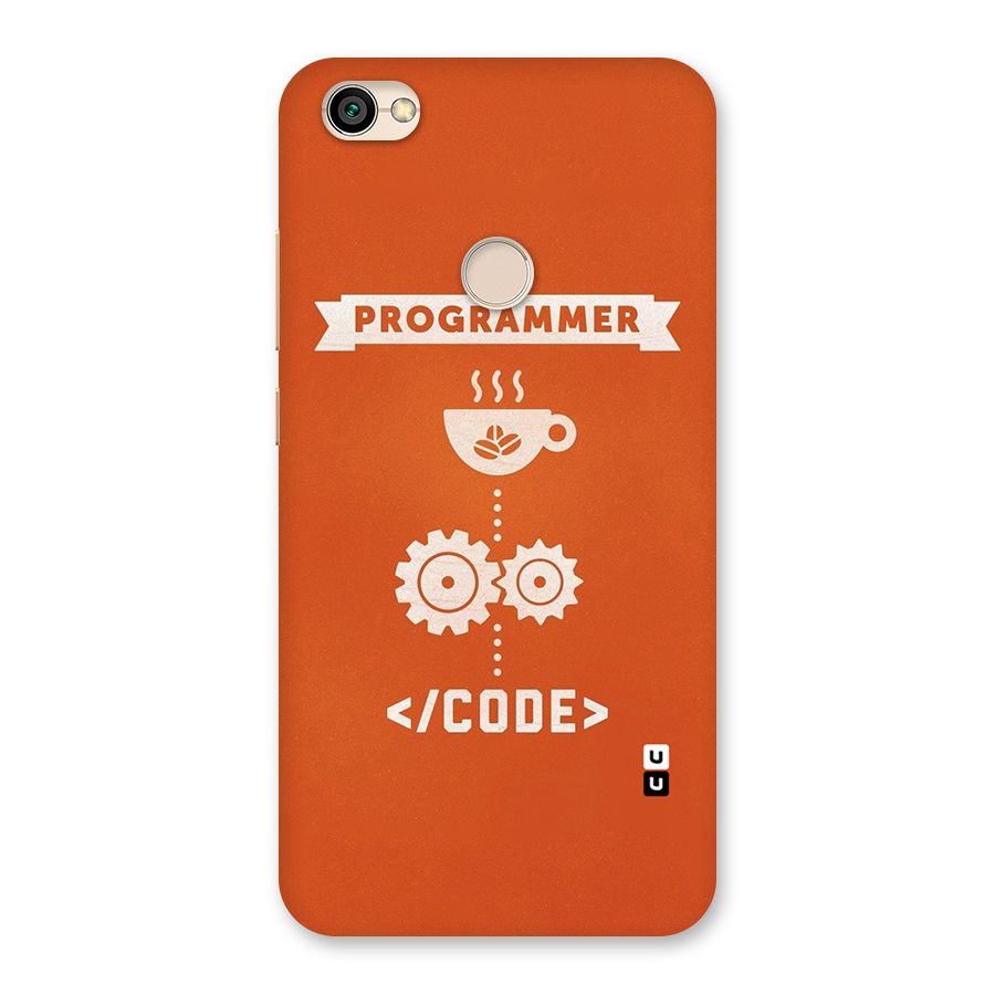 Programmer Coffee Code Back Case for Redmi Y1 2017