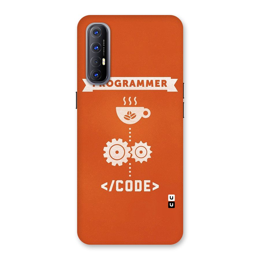 Programmer Coffee Code Back Case for Reno3 Pro